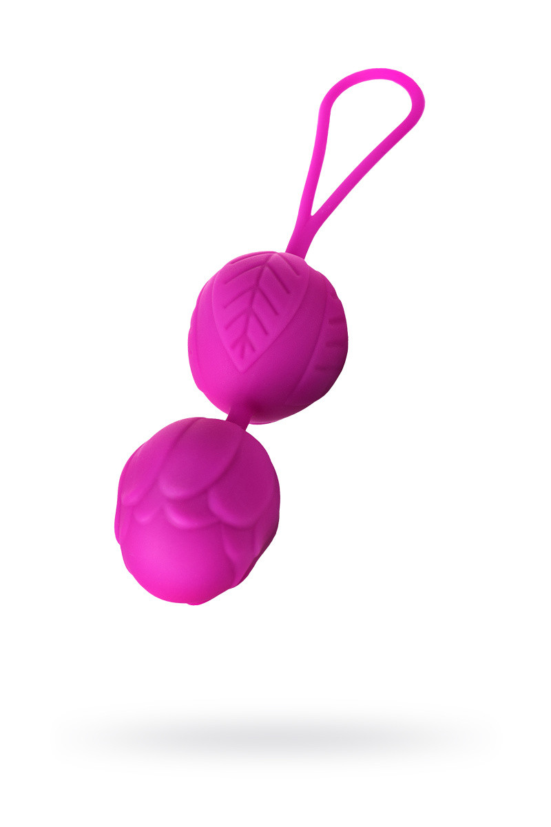 Вагинальные шарики Eromantica Blossom, Силикон, Фиолетовый,  3,5  см