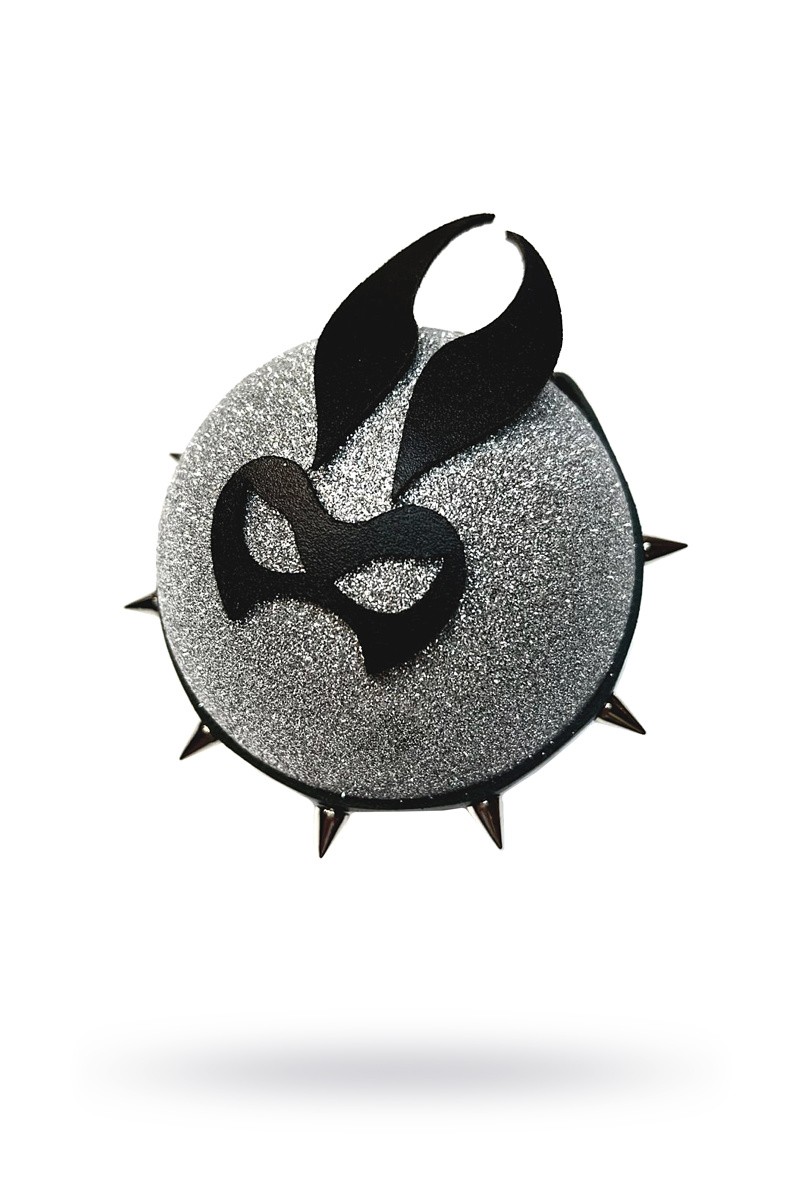 Новогодний шар Штучки-Дрючки «Маска», серебристый, 10 см