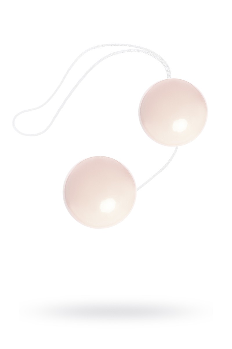 Вагинальные шарики Dream Toys, белые, 3,5 см