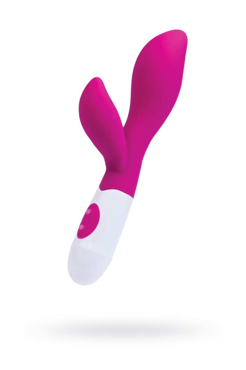 Вибратор с клиторальным стимулятором TOYFA A-Toys Lilu, Силикон, Розовый, 20 см