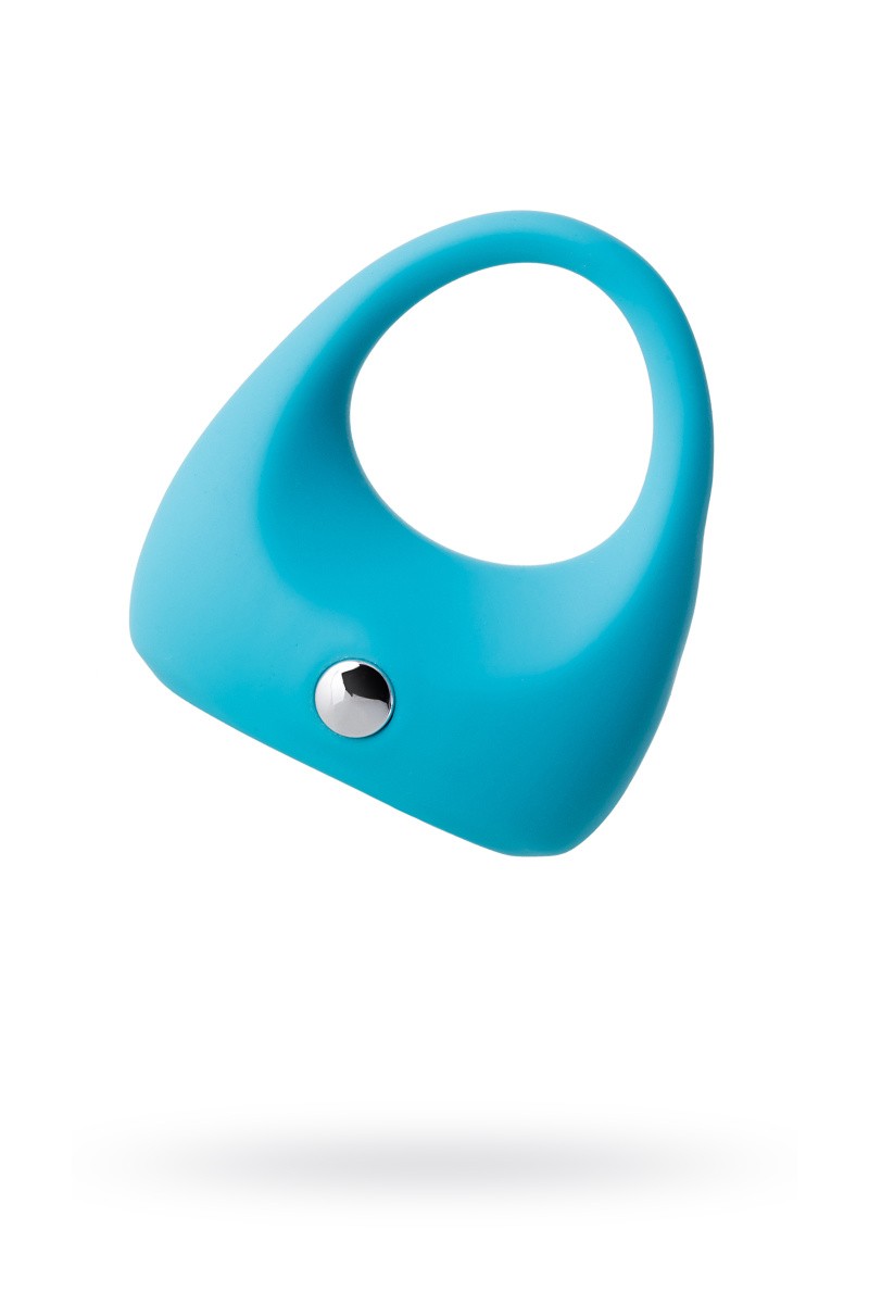 Эрекционное кольцо на пенис TOYFA A-Toys, Силикон, Голубой, 5,2 см