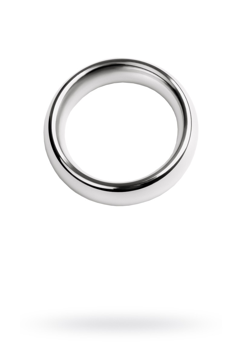 Эрекционное кольцо на пенис Metal by TOYFA  , Металл, Серебристый,  4 см