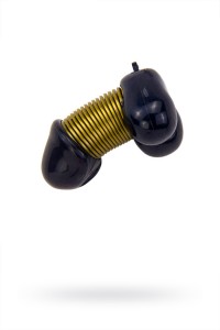 Сувенир брелок для ключей Roomfun, PVC, чёрный