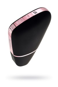 Вакуум-волновой бесконтактный стимулятор клитора Satisfyer Love Triangle, ABS пластик+силикон, Черный, 8,5 см