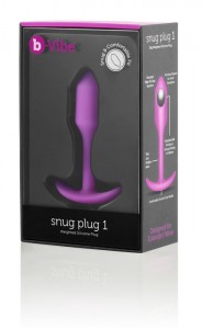 b-Vibe Анальная втулка Snug Plug 1 розовая