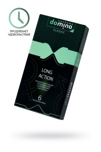 Презервативы Luxe DOMINO CLASSIC Long action 6 шт, 18 см