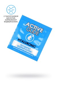 Увлажняющий интимный гель ACTIVE GLIDE HYALURONIC, 3 г 20шт в упаковке