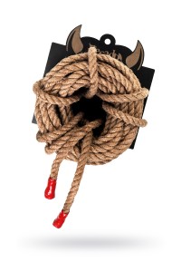 Веревка игровая джутовая "SHIBARI" Pecado BDSM ,8мм, длина 10м.