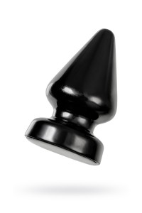 Анальная втулка TOYFA POPO Pleasure Draco , PVC, черная, 18 см,  9,5 см