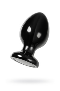 Анальная втулка TOYFA POPO Pleasure Cetus , PVC, черная, 11,5 см,  6,2 см