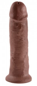 Фаллоимитатор King Cock реалистик, коричневый, 25 см