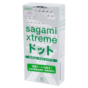 Презервативы Sagami Xtreme Type-E латексные, с точечной текстурой 10шт.