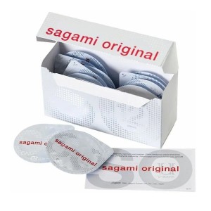 Презервативы Sagami Original 002 полиуретановые 12шт. (2шт) + Гель-лубрикант Wettrust 50мл (1шт)