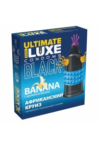 Презерватив Luxe Black Ultimate Африканский Круиз, банан, 1 шт.