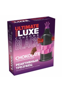 Презерватив Luxe Black Ultimate Реактивный Трезубец, шоколад, 1 шт.