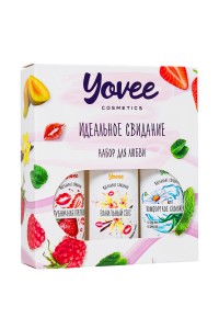 Набор гелей-смазок Yovee для любви (721004+721012+721054), вкус (клубн+ваниль) + увл (алоэ), 3х50 мл