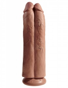 PipeDream King Cock 11" Фаллоимитатор двойной на присоске, L=27,9см, d=9,7см