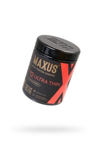 Презервативы Maxus Sensitive, ультратонкие, латекс, пластиковый кейс, 12 шт.