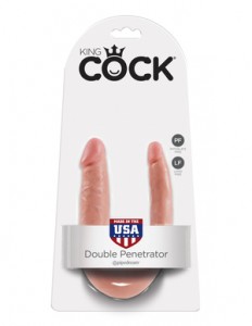 PipeDream King Cock Double Penetrator Фаллоимитатор реалистик двусторонний телесный