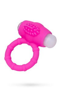 Эрекционное кольцо на пенис Штучки-дрючки, силикон, розовый, 2,5 см