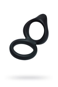 Двойное эрекционное кольцо на пенис Levett Victor, чёрное