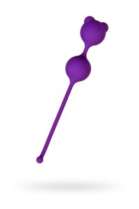 Вагинальные шарики A-Toys by TOYFA, силикон, фиолетовые,  2,7 см