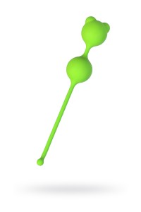 Вагинальные шарики A-Toys by TOYFA, силикон, зеленый,  2,7 см