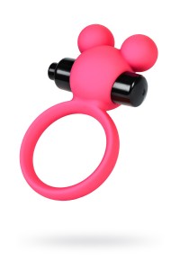 Виброкольцо на пенис A-Toys by TOYFA, силикон, розовое,  3,1 см