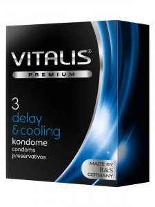 VITALIS №3 Delay&cooling Презервативы с охлаждающим эффектом